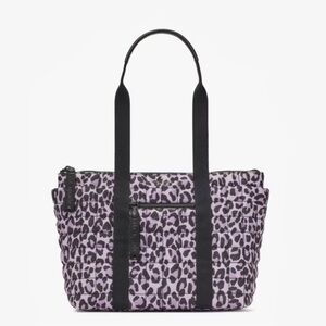 Kate Spade ♠️ | Camden Spotted Leopard Quilted ~ Violet Mist Tote